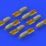Eduard 648376 FAB 100 Soviet WWII bombs 1/48