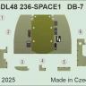 Eduard 3DL48236 DB-7 Boston III cockp.insulation SPACE (HKM) 1/48