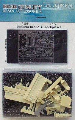 Aires 7138 Ju 88A-4 cockpit set 1/72