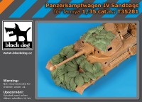 Black Dog T35281 Pz.Kpfw.IV sand bagss	(designed to be used with Tamiya kits) 1/35