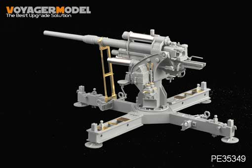 Voyager Model PE35349 Фототравление WWII German 88mm FlaK 37 mit Behelfslafette (For DRAGON 6523) 1/35