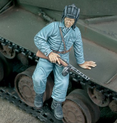 Condor F-350082 Советский танкист с ППШ, WW II 1:35