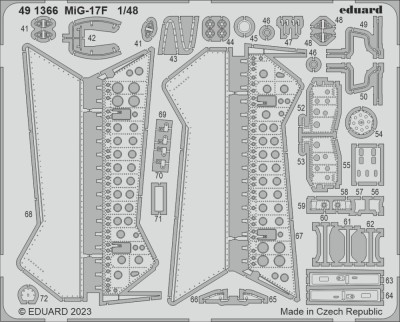 Eduard BIG49383 MiG-17F (AMMO) 1/48