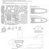 New Ware NWA-M0354 1/48 Mask P-51D-5NA Mustang EXPERT (REV 03944)