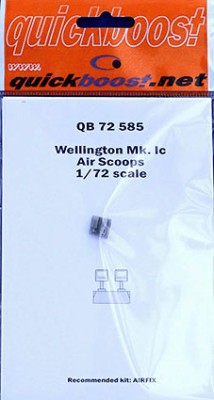 QuickBoost QB72585 Wellington Mk. Ic air scoops (AIRF) 1/72