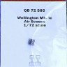 QuickBoost QB72585 Wellington Mk. Ic air scoops (AIRF) 1/72