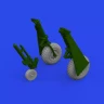 Eduard 672370 BRASSIN P-51D wheels diamond tread 2 (EDU) 1/72
