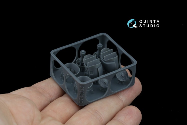 Quinta studio QT48083 Выхлопное устройство и ЭВУ для Ка-52/Ка-52М (Звезда/Quinta Models) 1/48