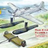 Amodel NA72007 Floats & trolley for Fw-190W-1 aircraft 1/72