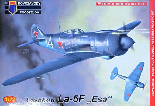 Kovozavody Prostejov 72175 Lavochkin La-5F 'Aces' (3x camo) 1/72