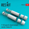 Reskit RSU48-0069 F-14D Tomcat open&closed exh.nozzles (TAM) 1/48