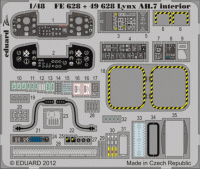 Eduard FE628 1/48 Цветное фототравление для Lynx AH.7 interior S. A.
