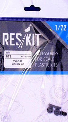 Reskit RS72-0093 Yak-130 wheels set (ZVEZDA) 1/72