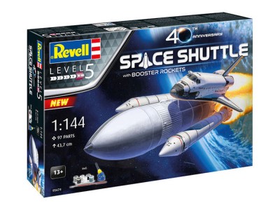 Revell 05674 Подарочный набор Космический шатл и Ракета-носитель 40th Anniversary 1/144