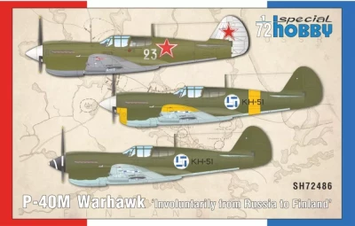 Special Hobby SH72486 P-40M Warhawk 'Invol. from Russia to Finland' 1/72