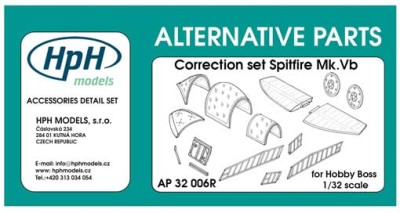 HpH AP32006 Correction set Spitfire Mk.V 1/32