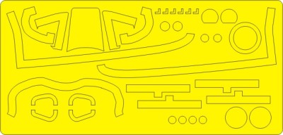 New Ware NWA-M0198 1/24 Mask Mustang P-51D,K,Mk.IVA BASIC (AIRF/HELL)