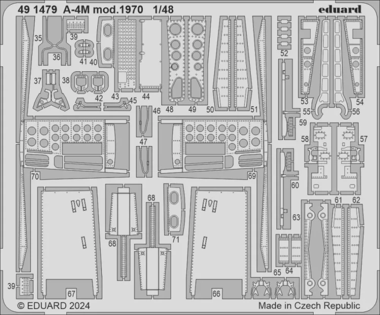 Eduard 491479 SET A-4M mod. 1970 (MAGIC F.) 1/48