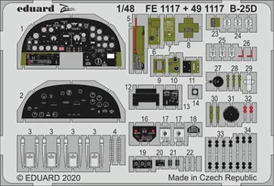 Eduard 491117 SET B-25D (REV)