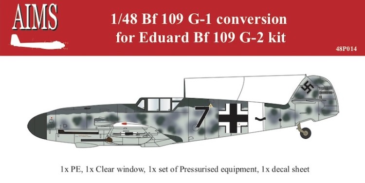 Aims AIMS48P014 Messerschmitt Bf-109G-1 conversion 1/48