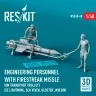 Reskit F48048 Engineering Personnel w/ Firestreak missle 1/48