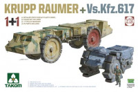 Takom 5007 KRUPP RAUMER+Vs.Kfz.617 (1+1) 1/72
