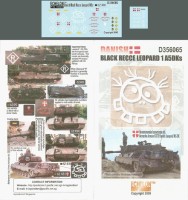 Echelon FD D356065 Danish Black Recce Leopard MBT 1 A5DKs 1/35