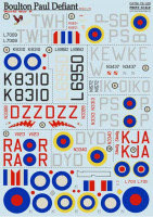 Print Scale 72-120 Boulton Paul Defiant Wet decal 1/72