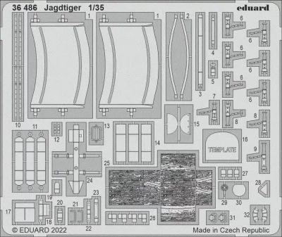 Eduard 36486 SET Jagdtiger (HOBBYB) 1/35