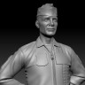 HAD F72002 C-130 Blue Angels Pilot (3D-Printed w/ decal) 1/72