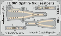 Eduard FE961 1/48 Spitfire Mk.I seatbelts STEEL (TAM)