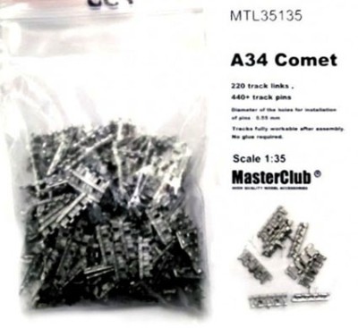 Master Club MTL-35135 Траки металл A34 Comet 1/35