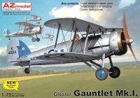 Az Model 78066 Gloster Gauntlet Mk.I (3x camo) 1/72