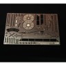 Mk1 Design MS-20007 USS Iowa USS Iowa BB-61 MAST Set 1 Brass Photo Etched Part / 13 Brass Metal Parts 1/200
