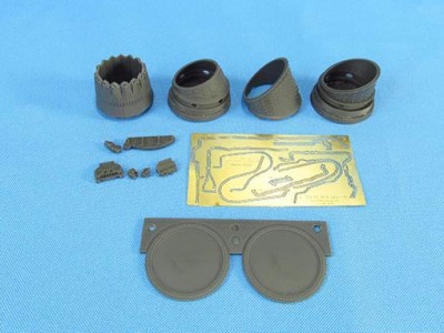 Metallic Details MDR4858 Lockheed-Martin F-35B Lightning II Jet nozzle designed to be used with (Kitty Hawk Model kits) 1/48