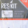 Reskit RS48-0055 Mitsubishi F-1 wheels set (HAS) 1/48
