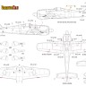 Barracuda Studios BC-72376 Focke-Wulf Fw-190A, Fw-190F, Fw-190D Airframe stencils 1/72