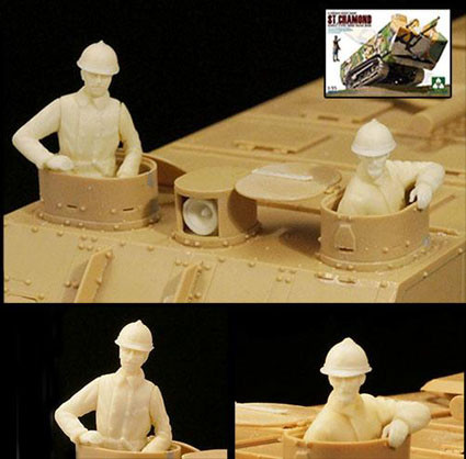 Condor F-350336 Французские танкисты WW I, 2 бюста 1:35