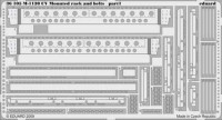 Eduard 36105 M-1130 CV Mounted rack and belts TRU