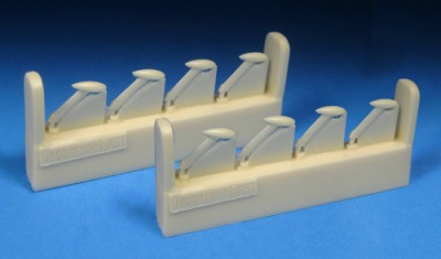 Barracuda Studios BCR32471 Messerschmitt Bf-109F, G and K Aileron Mass Balances 1/32