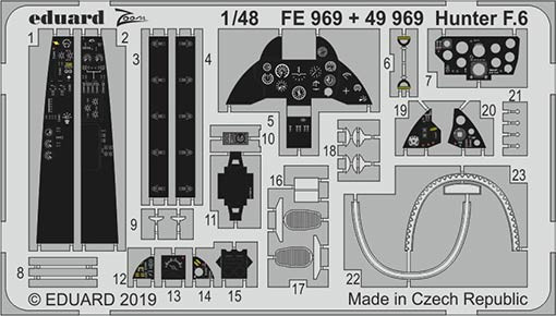 Eduard FE969 1/48 Hunter F.6 (AIRF)