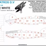 HGW 548043 Decals Albatros D.V Lt.Wood/Yellow (b.white) 1/48