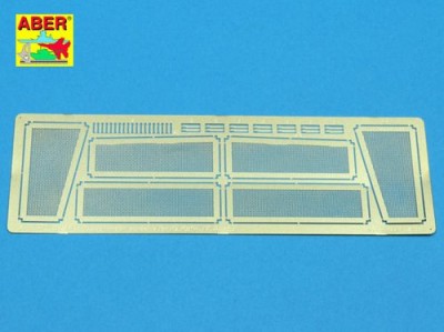 Aber 35A067 Upper mesh screens for Pz.Kpfw.IV Ausf.J [designed to be used with Academy, Dragon, Gunze Sangyo, Italeri, Revell, Tamiya, Tristar and Trumpeter kits) 1/35