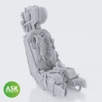 Art Scale 200-A48060 Martin-Baker Type 9B Mk.2 ejection seat for Sepecat Jaguar GR.1/GR.1A in 1/48 scale. Precisely 3D printed with integrated seat belts 1/48