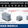 Veteran models VTW35054 KRIEGSMARINE AMMUNITION BOX SET 1/350