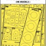 Art Scale 200-M48007 Avro Lancaster B Mk.I wheels and canopy frame paint masks (inside & outside) 1/48