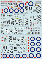 Print Scale 72-348 Hawker Hunter Royal Navy (wet decals) 1/72