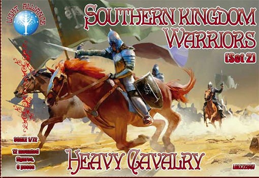 Dark Alliance ALL72061 Southern Kingdom Warriors. Set 2. Heavy Cavalry 1/72