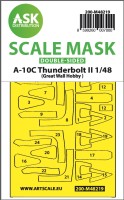Art Scale 200-M48219 Fairchild A-10C Thunderbolt II canopy frame paint mask (inside and outside) 1/48