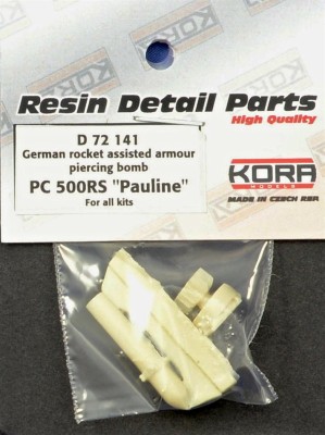 Kora Model D72141 German armor piercing bomb PC 500RS 'Pauline' 1/72